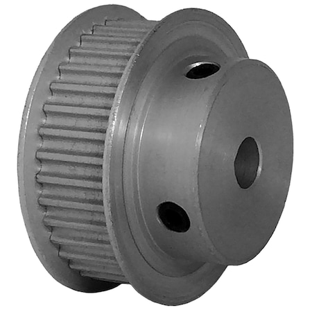 36-3P09-6FA3, Timing Pulley, Aluminum, Clear Anodized,